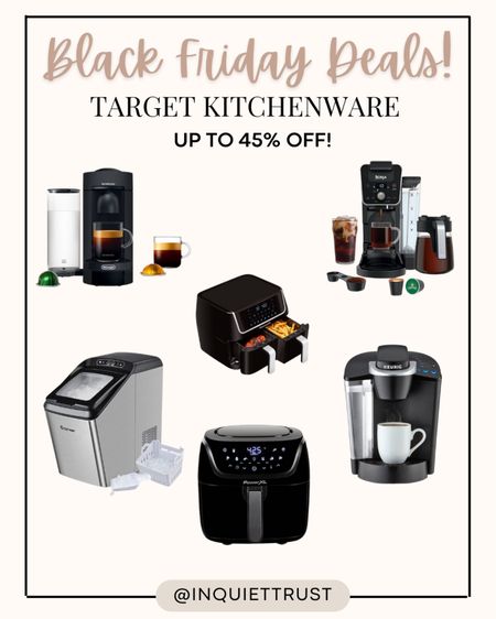Kitchen items on sale! Up to 45% off at Target! 

#blackfridaysale #kitchenappliances #targetfinds #kitchenrefresh 

#LTKhome #LTKsalealert #LTKHoliday