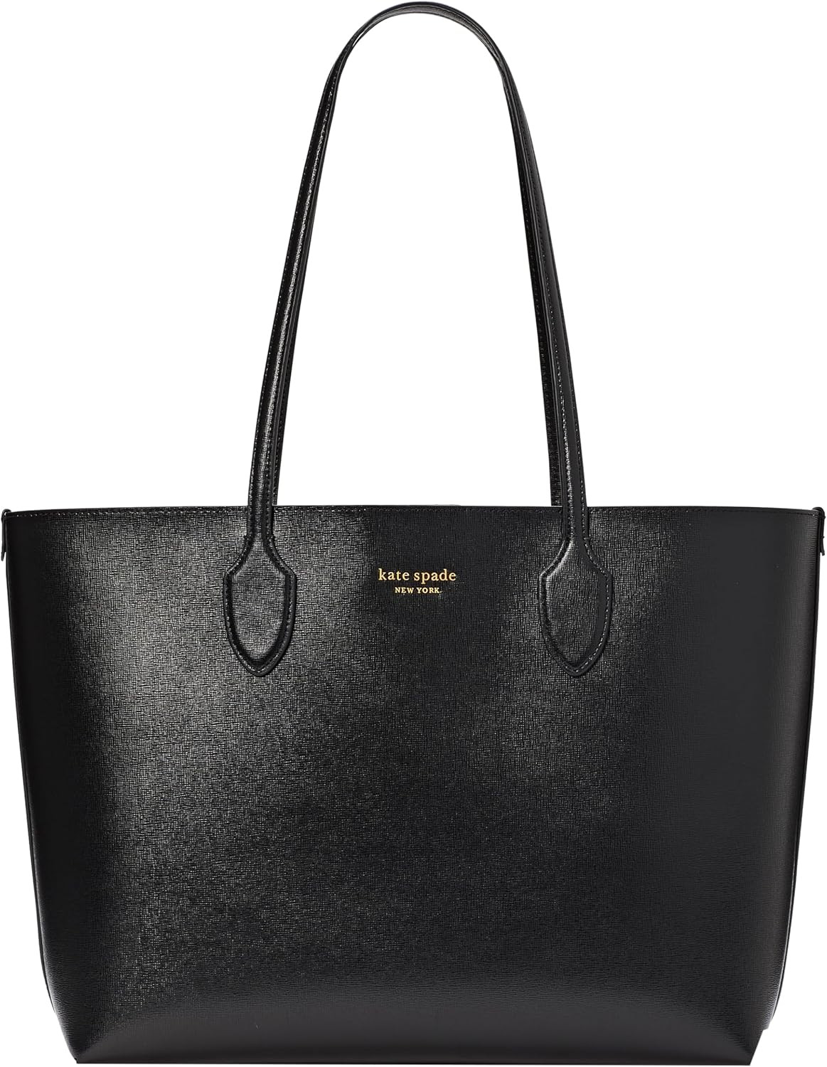 kate spade new york Bleecker Saffiano Leather Large Tote, Black | Amazon (US)