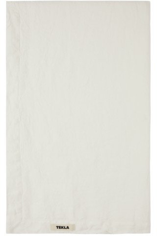 Tekla - White French Linen Bedspread | SSENSE
