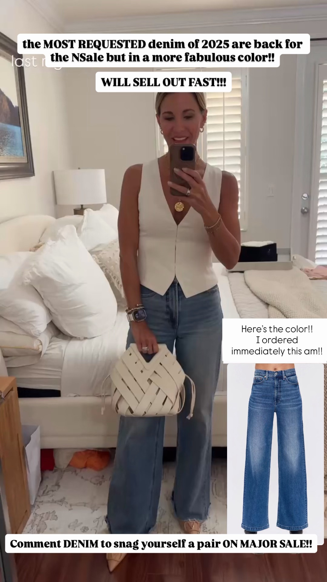 The most sold denim pants of 2025 are back in a fabulous color!! And are on sale!!

#LTKSaleAlert #LTKOver40 #LTKSeasonal