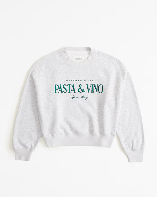 Pasta Graphic Sunday Crew | Abercrombie & Fitch (US)