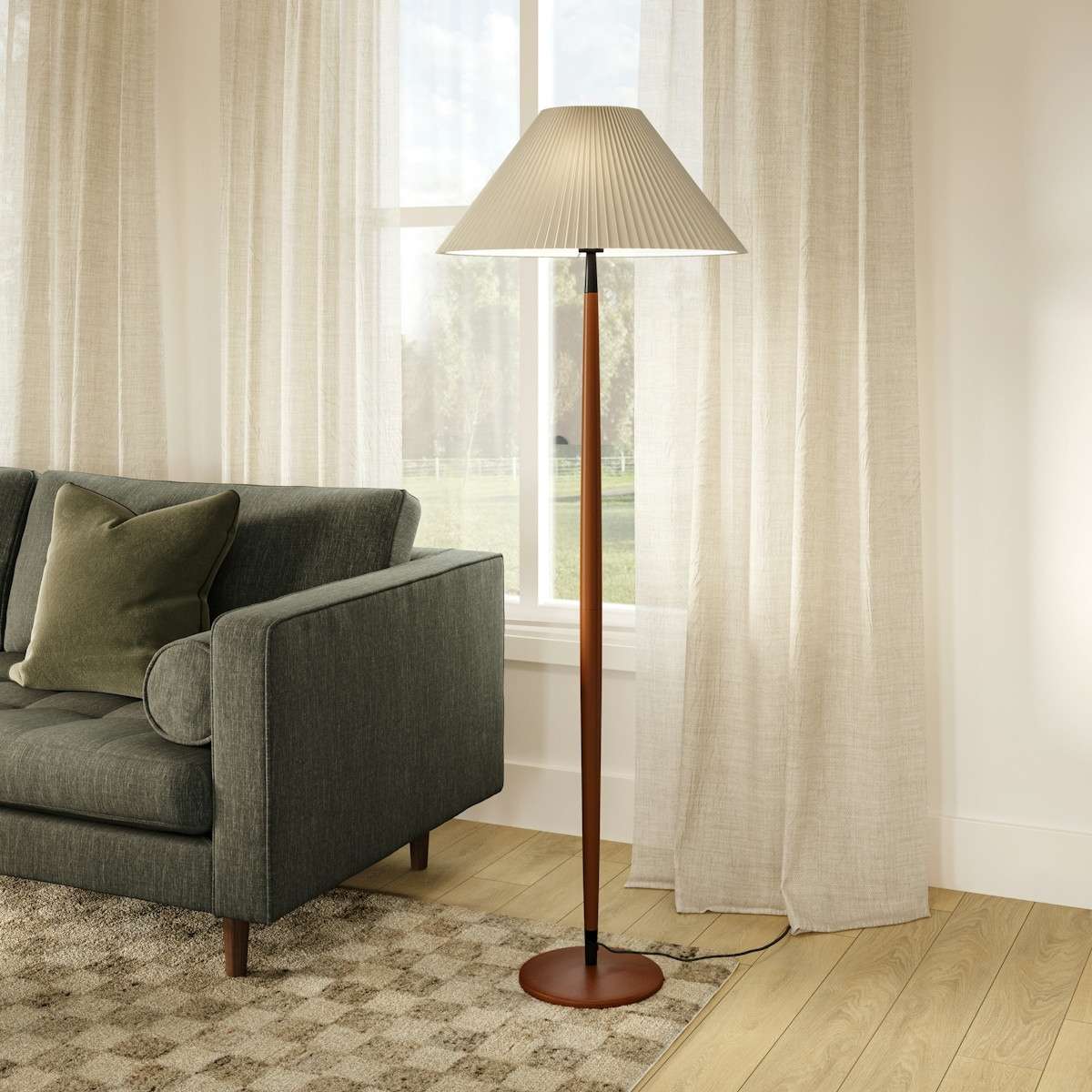 Rye Floor Lamp - Walnut | Article