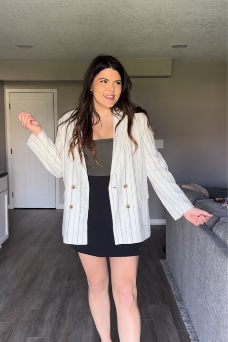 Spring work outfit! Love this lightweight blazer from old navy!

Strapless top, striped to, Amazon skort, midsize, spring outfit, spring 2024

#LTKStyleTip #LTKMidsize #LTKFindsUnder50