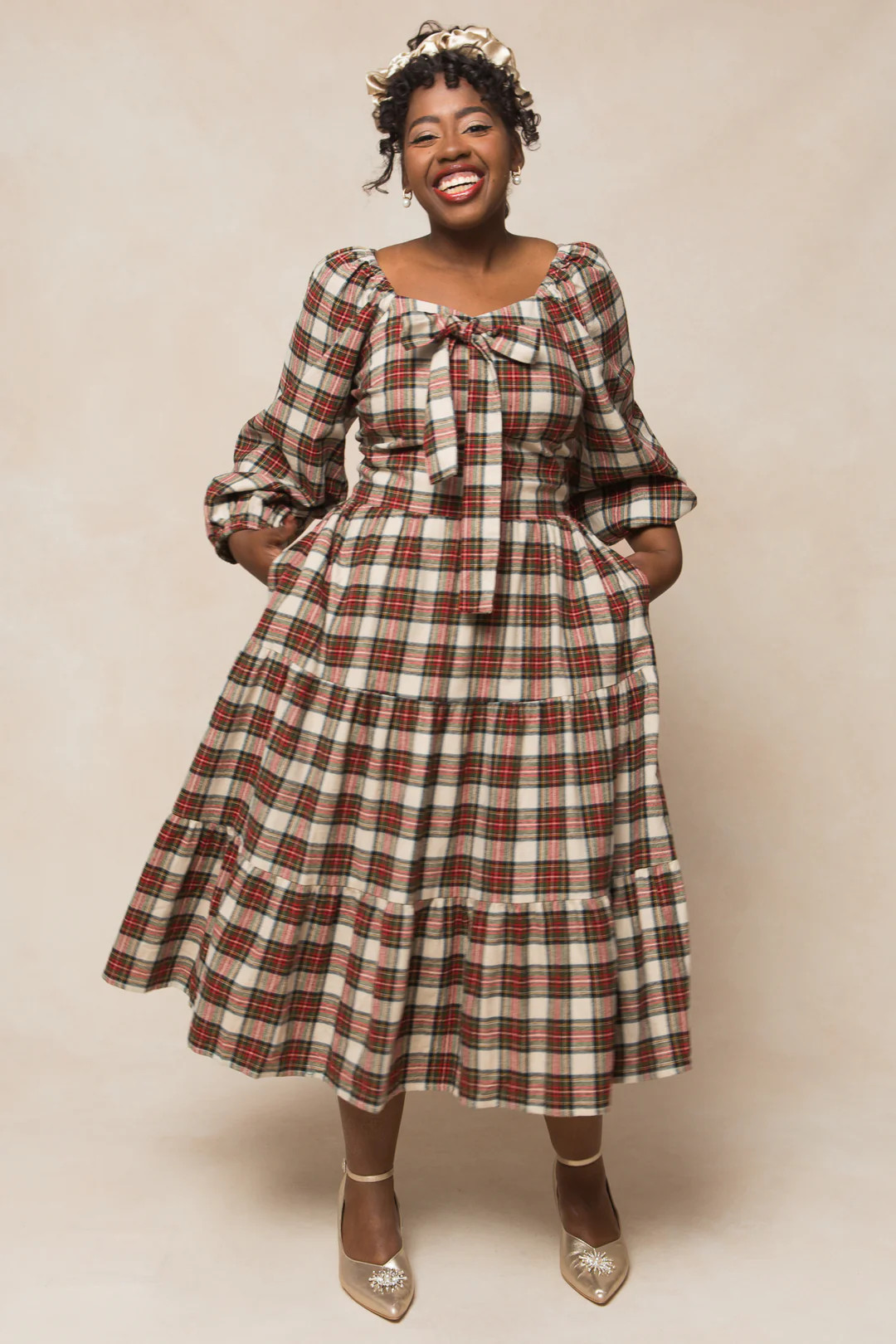 Merry Dress in Holiday Plaid | Ivy City Co