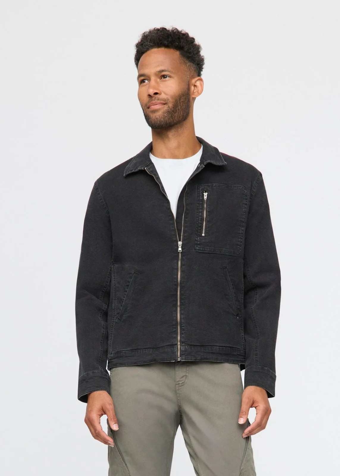 Stretch Canvas Utility Jacket | DUER