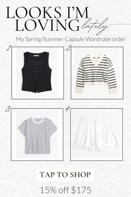 Spring summer capsule wardrobe order

#LTKSeasonal #LTKsalealert #LTKstyletip