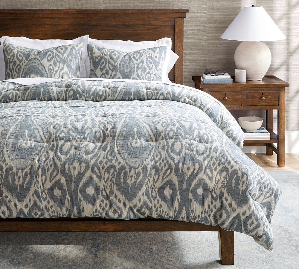 Ikat Jacquard Comforter & Shams | Pottery Barn (US)