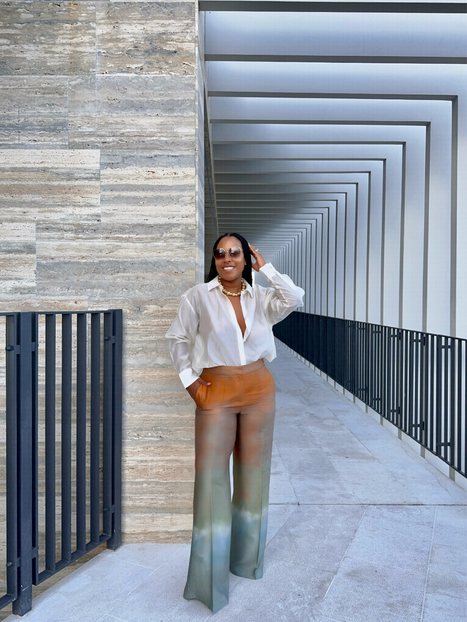 Summer outfit
Summer pants outfit 
Wide leg pants outfit 
Vacation dinner outfit 

#LTKOver40 #LTKSeasonal