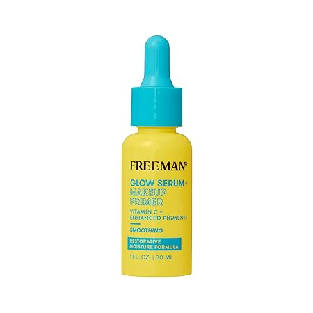 Freeman Glow Booster Serum + Makeup Primer, Lightweight Hydrating Face Serum, Face Primer For Lon... | Amazon (US)