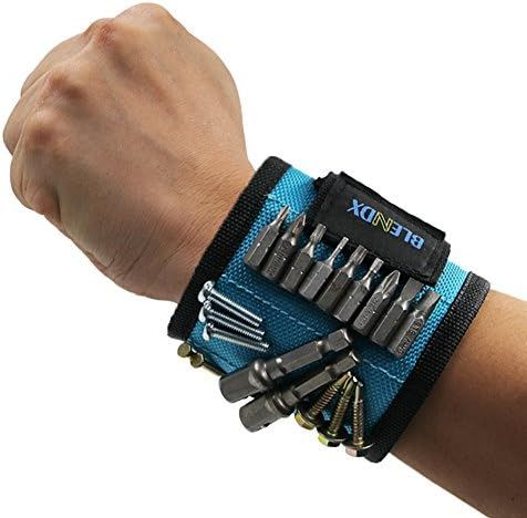 Magnetic Wristband, BLENDX Men Gifts Tool with Strong Magnets for Holding Screws, Nails, Drill Bi... | Amazon (US)
