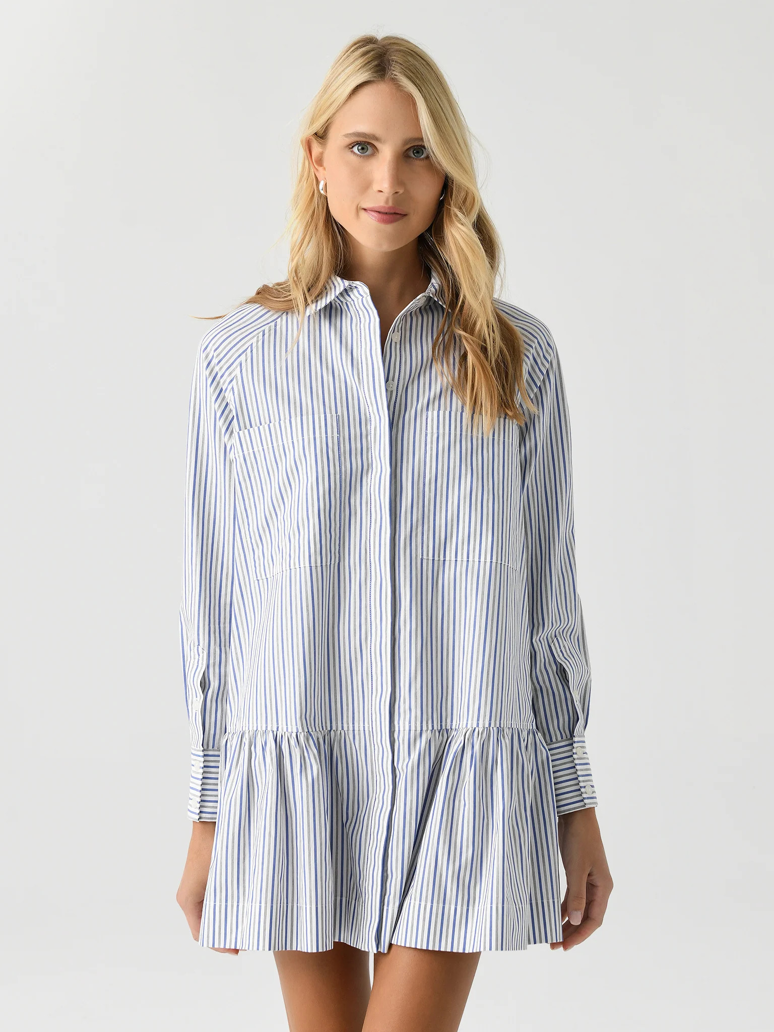 SIMKHAI
                      
                     Women's Polina Mini Shirt Dress | Saint Bernard