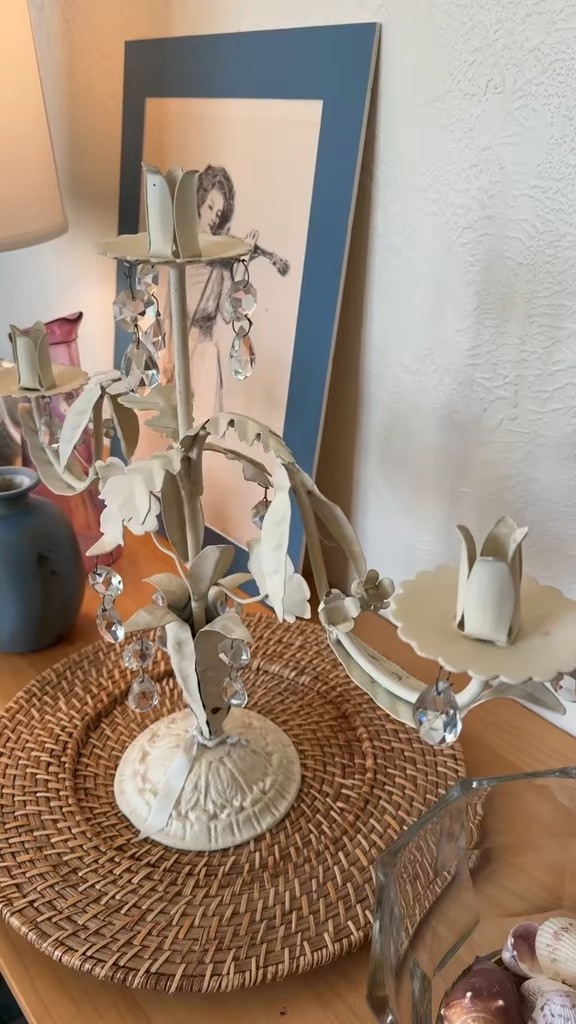 ✨There’s nothing like finding a beautiful vintage candelabra. I love finding and sourcing pieces like this.

#vintagefinds #cottagecorestyle #frenchcountrydecor #thriftedhome #vintage-decor

#LTKHome