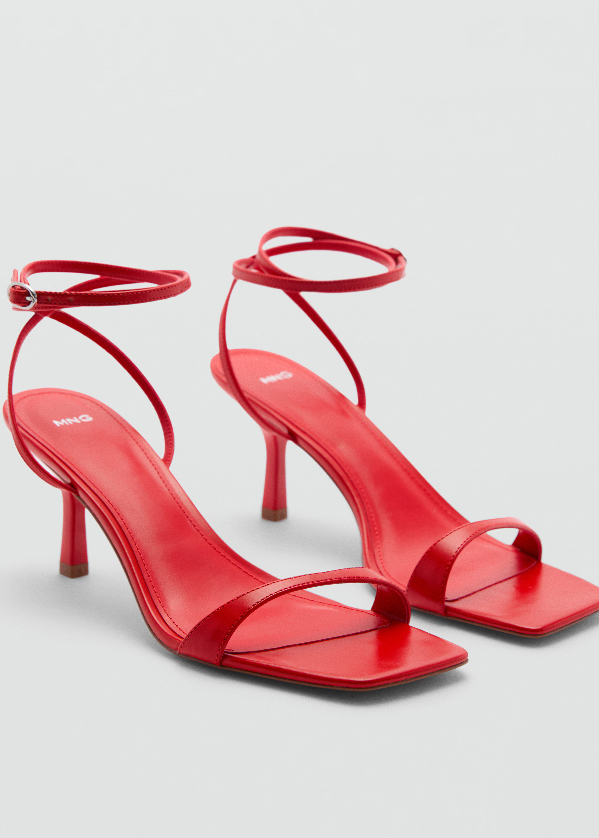 Strappy heeled sandals - Women | MANGO USA | Mango (US/MX/AU)
