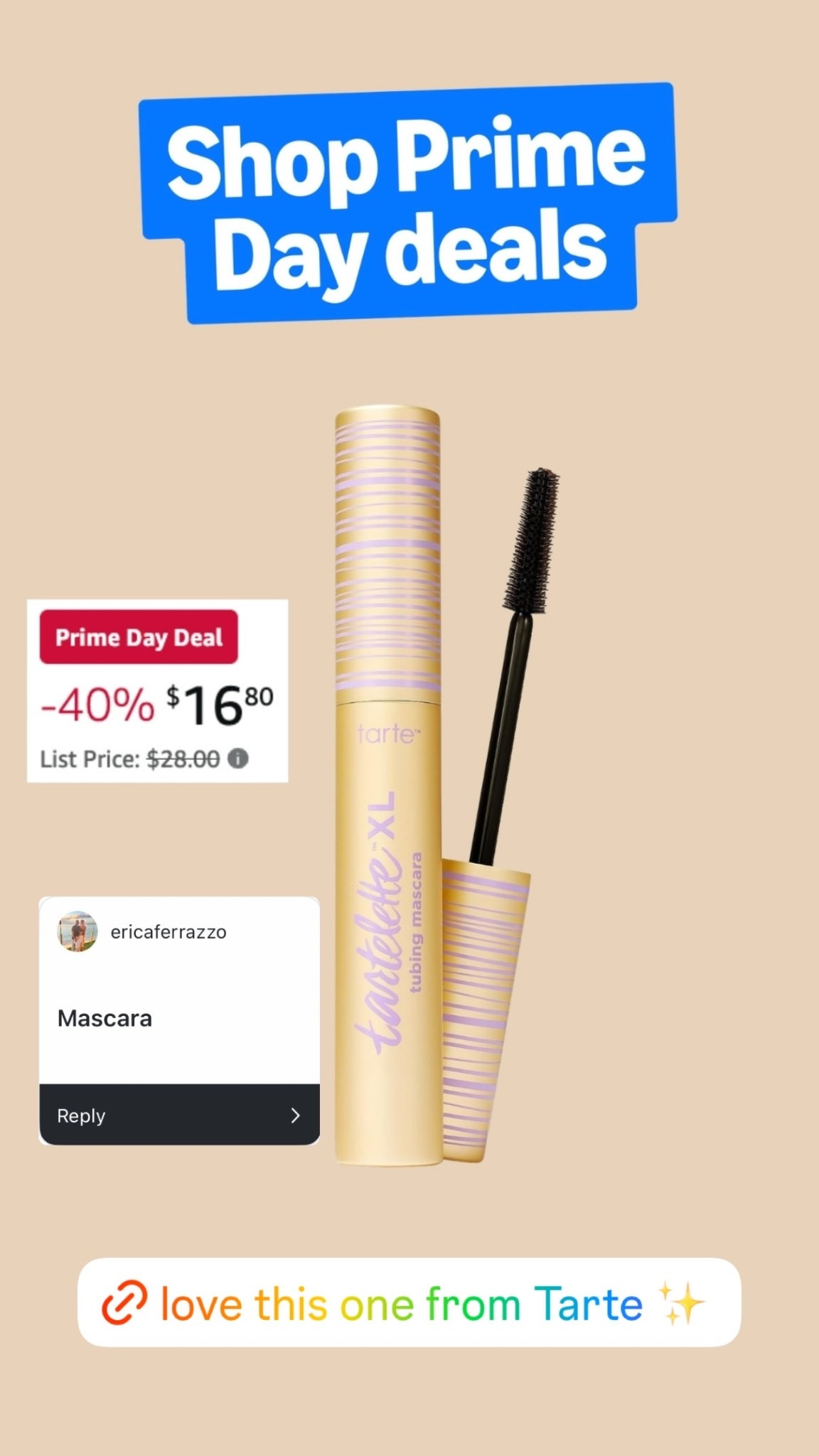 This mascara gives you the longest lashes + it is 40% off!!!

#LTKSaleAlert #LTKBeauty #LTKootd