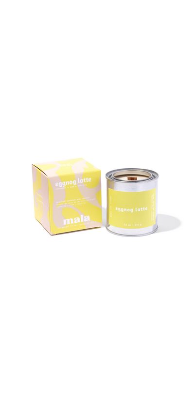 Mala the Brand Scented Coconut Soy Candle Eggnog Latte | Well.ca