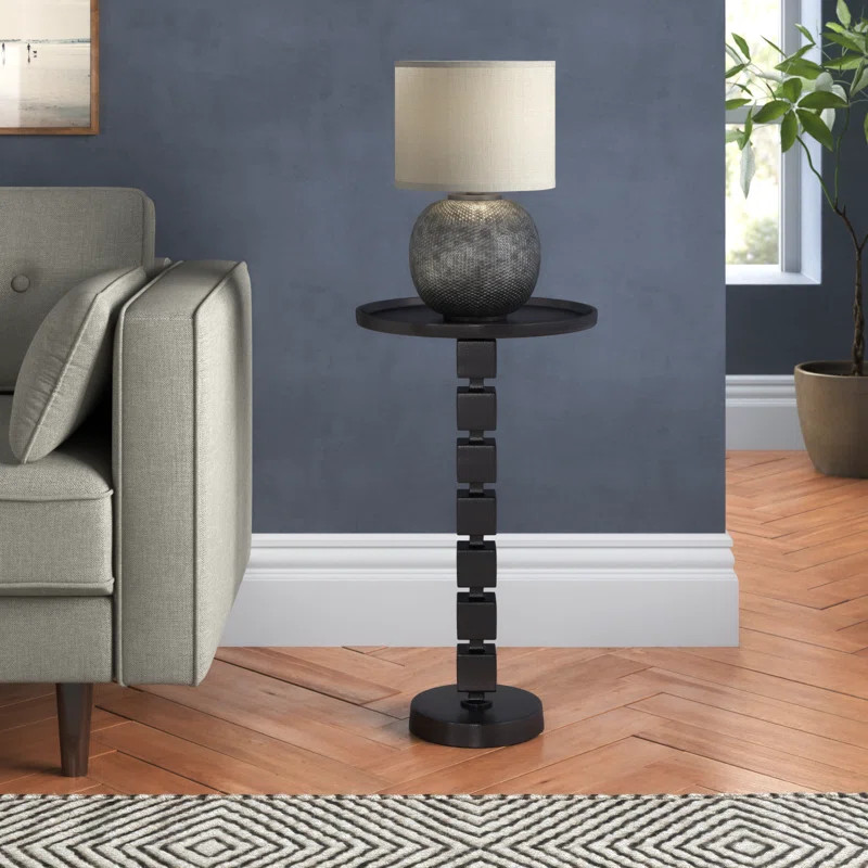 Joss & Main Aluminum Stacked Pedestal Accent Table | Wayfair | Wayfair North America
