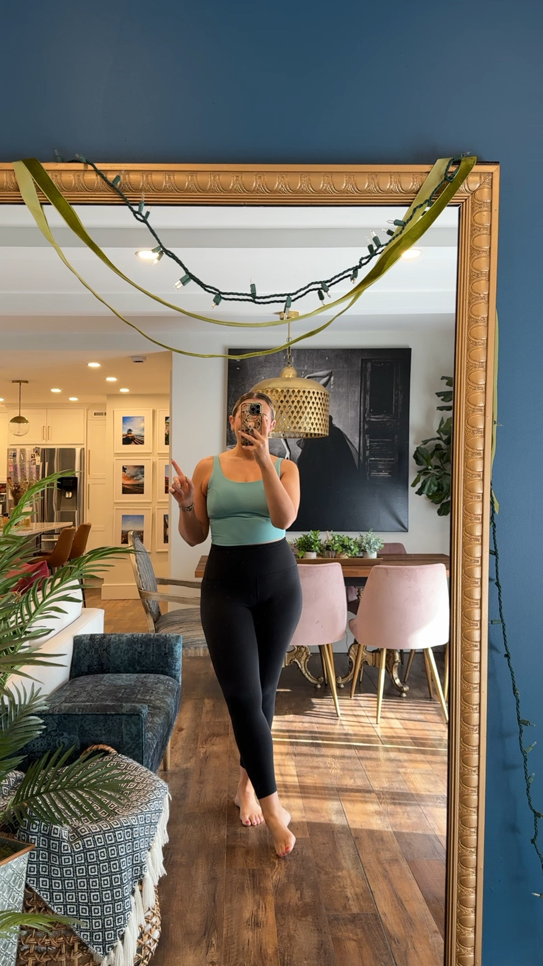 My favorite workout pieces. leggings, sports bra top. wearing a large in both. 

 #LTKfitnessgoals #LTKActive #LTKMidsize