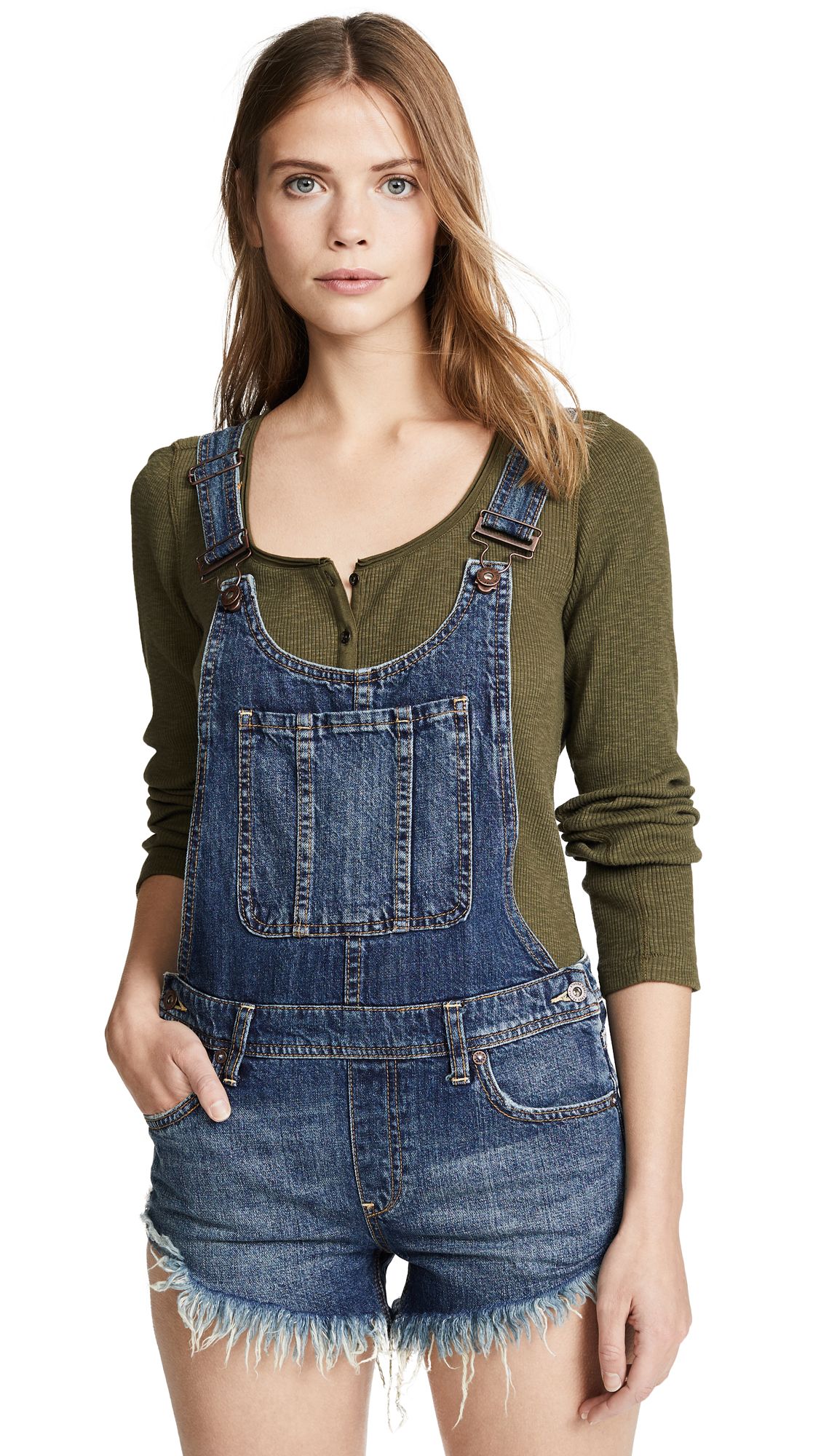 Free People Summer Babe High Low Overalls | Shopbop