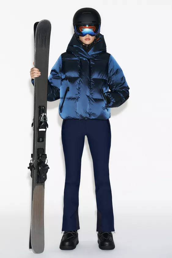HOODIE WATER RESISTANT WINDPROOF RECCO® TECHNOLOGY SKI COLLECTION | Zara US