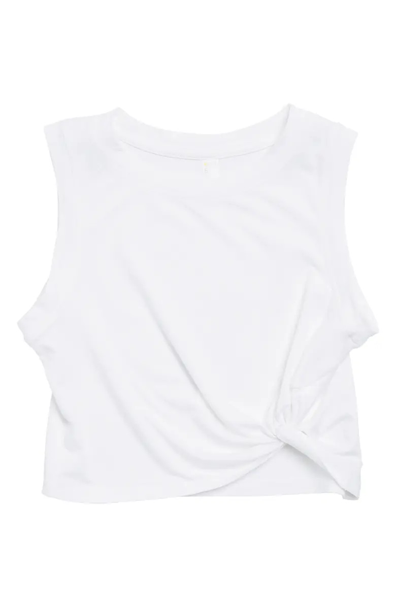 Zella Girl Kids' Sideline Twist Tank | Nordstrom | Nordstrom