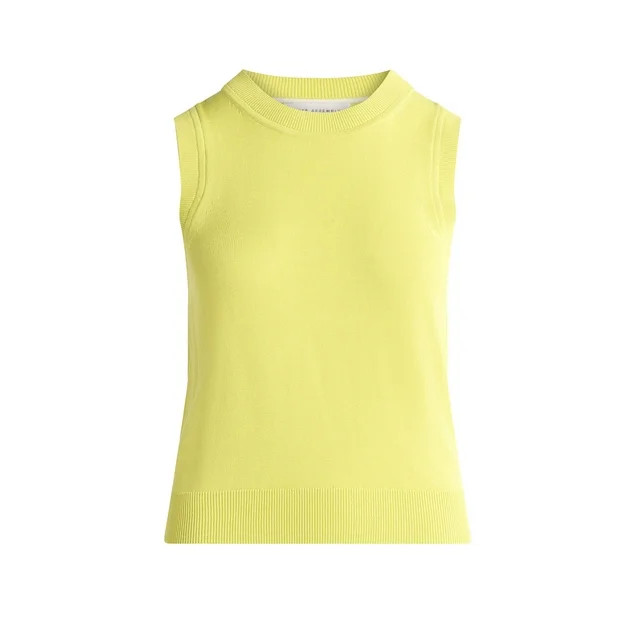 Free Assembly Women's Sleeveless Sweater Shell, Lightweight, Sizes XS-2XL | Walmart (US)