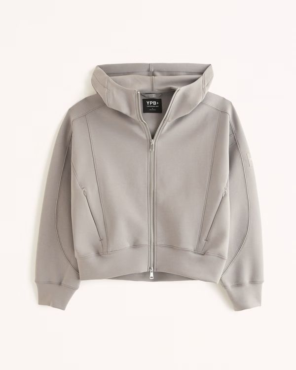YPB neoKNIT MAX Full-Zip Hoodie | Abercrombie & Fitch (US)