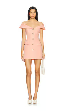 Line & Dot Kasia Dress in Coral from Revolve.com | Revolve Clothing (Global)