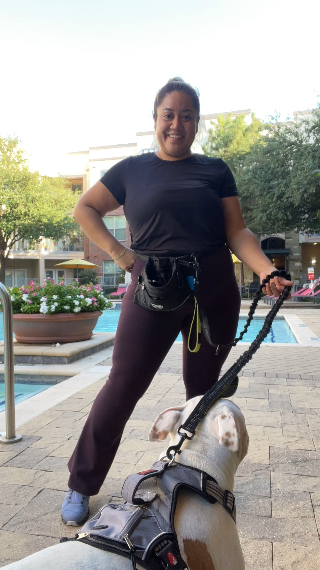 Morning job with my rescue pupppy

#LTKFitness #LTKActive #LTKOver40