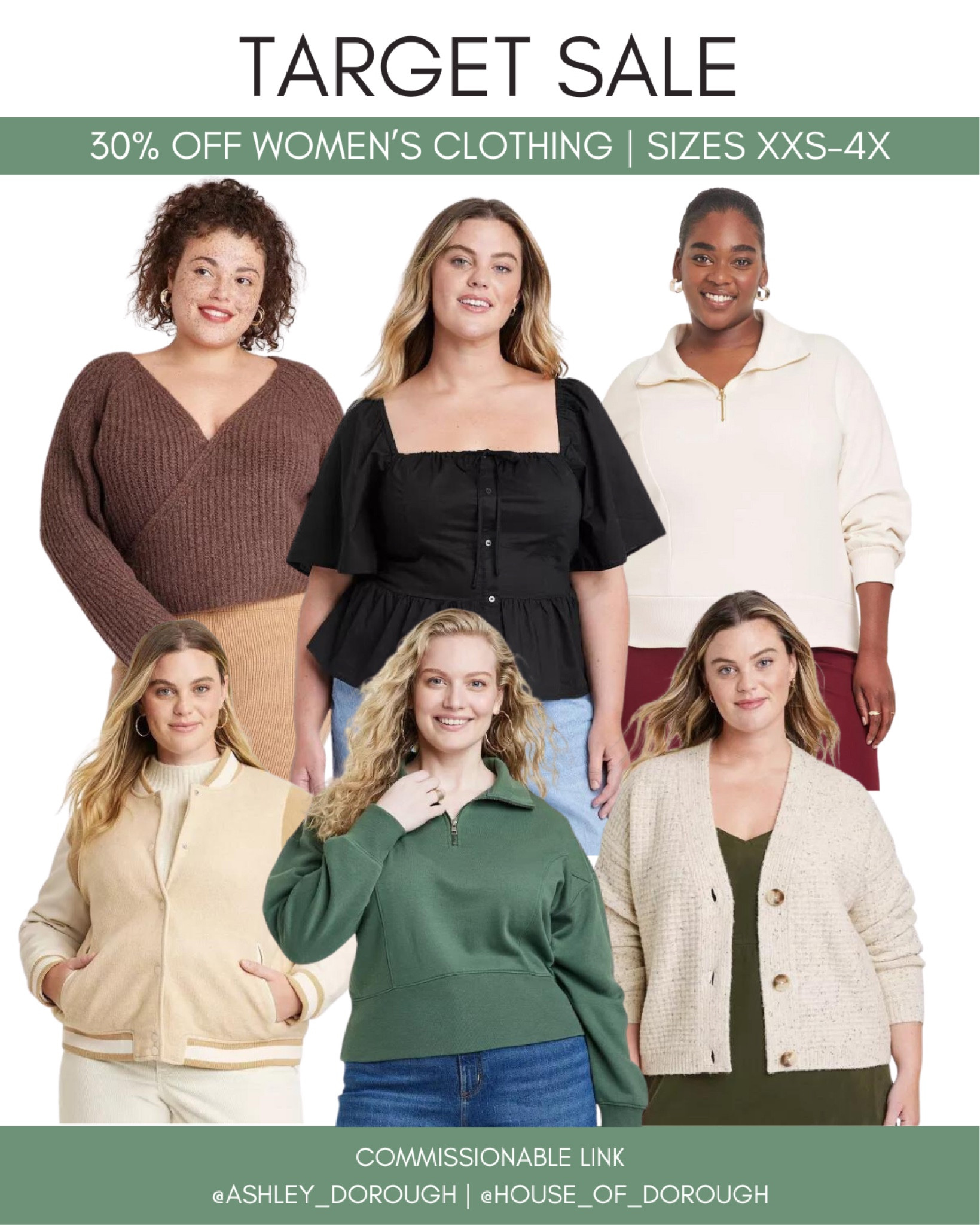PLUS SIZE CLOTHING ON SALE! Today is the last day to shop these super cute Target fashion finds at 30% off!

#LTKCyberWeek #LTKplussize #LTKsalealert