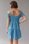 UO Emerson Off-The-Shoulder Mini Dress | Urban Outfitters (US and RoW)