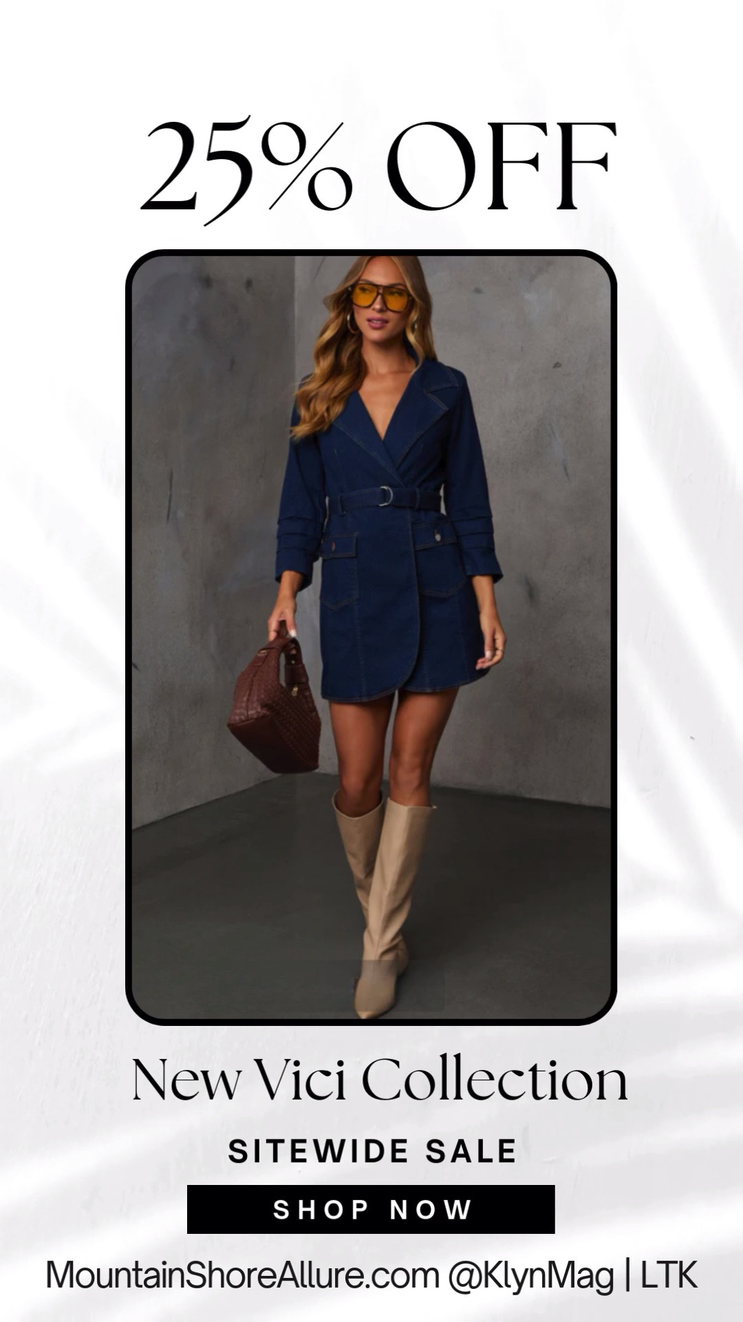 🍂 Fall fashion alert! Vici’s new fall collection is here with up to 25% off! From denim dresses, chic jackets, cozy ribbed mock neck sweater dresses, this sale has everything you need for the season. Don’t miss out on the must-have houndstooth tweed mini dress! #ViciFallFashion #FallSale #FallStyle #TweedObsessed #SweaterDressSeason #LTKStyle #FallWardrobe

#LTKSeasonal #LTKFallSale #LTKVideo