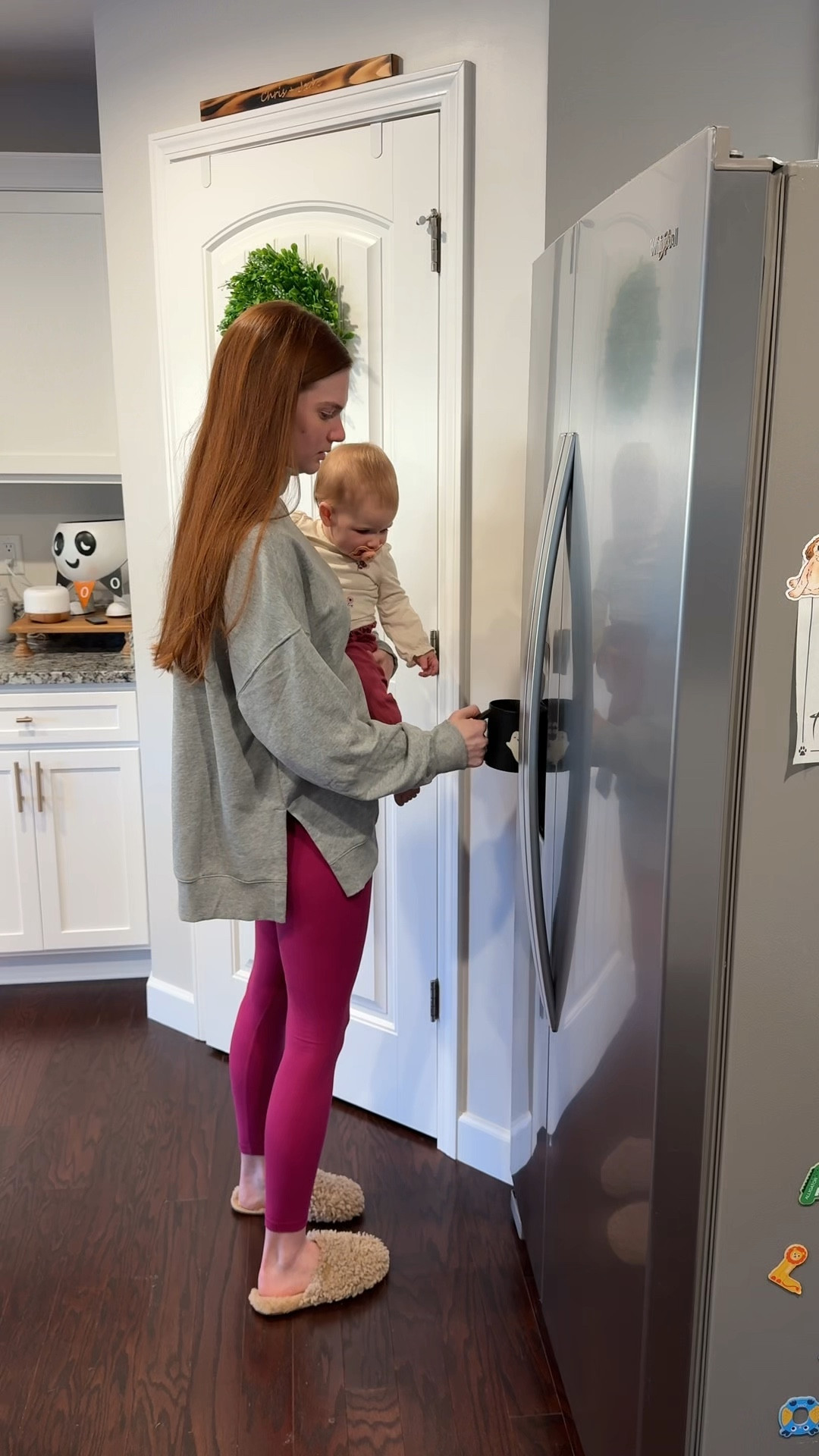 Making morning coffee 