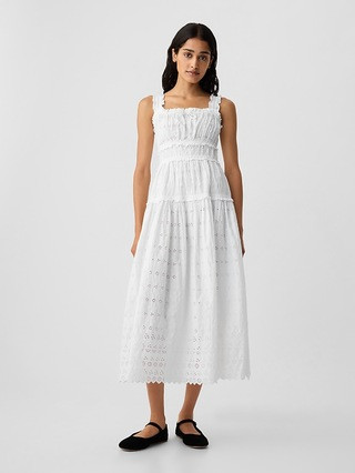 Gap × DÔEN Eyelet Midi Dress | Gap (US)