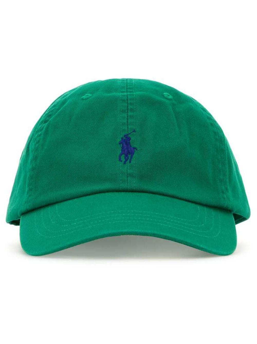 Polo Ralph Lauren logo-embroidered cotton baseball cap - Green | Farfetch Global