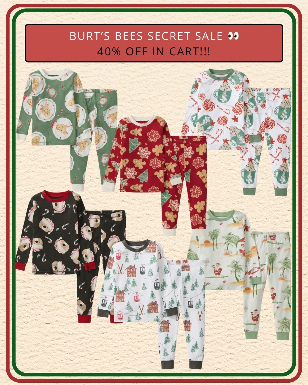 Burt’s bees has a secret sale going on right now!! 👀 40% off in your cart sitewide!! Snag those cute Christmas pajamas while they are on sale now!! I love this brand and they have pajamas for every person in the family, even your fur babies!!!

#LTKSaleAlert #LTKSeasonal #LTKFamily