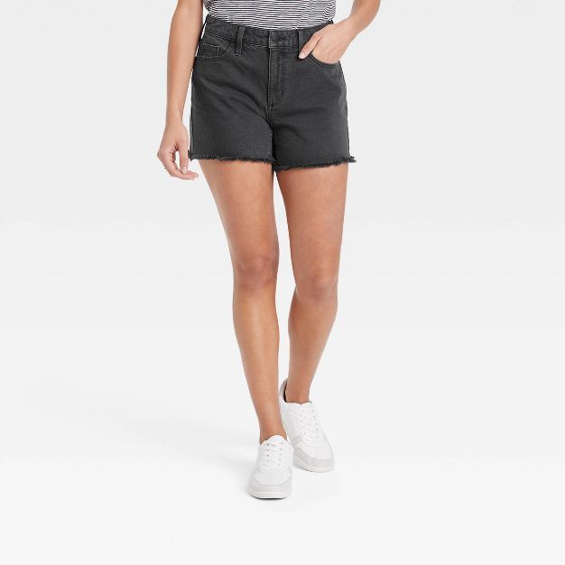 Women's High-Rise Curvy Midi Jean Shorts - Universal Thread™ | Target