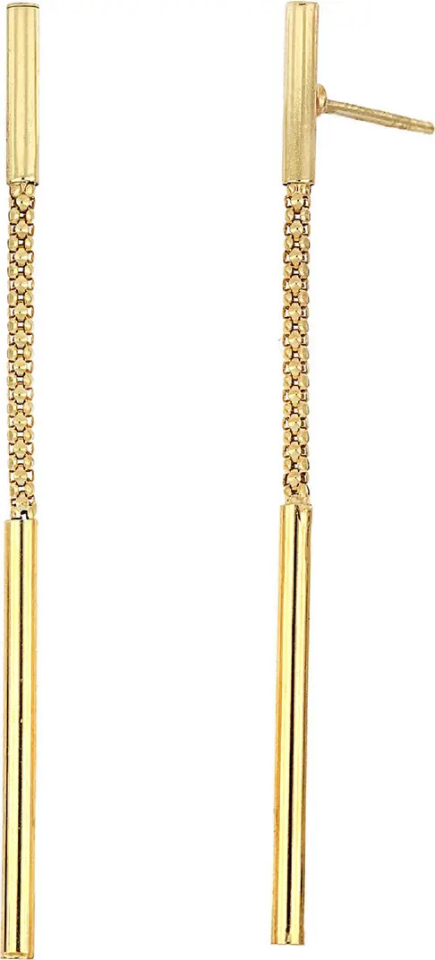 14K Popcorn Chain Drop Earrings | Nordstrom