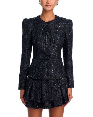 Sequin Tweed Peplum Jacket - Exclusive | Bloomingdale's (US)