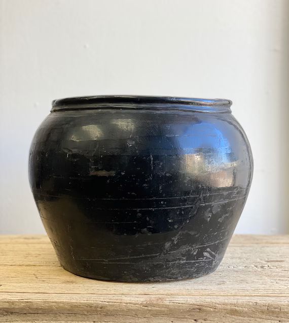 XL vintage Clay Pot | Etsy (US)