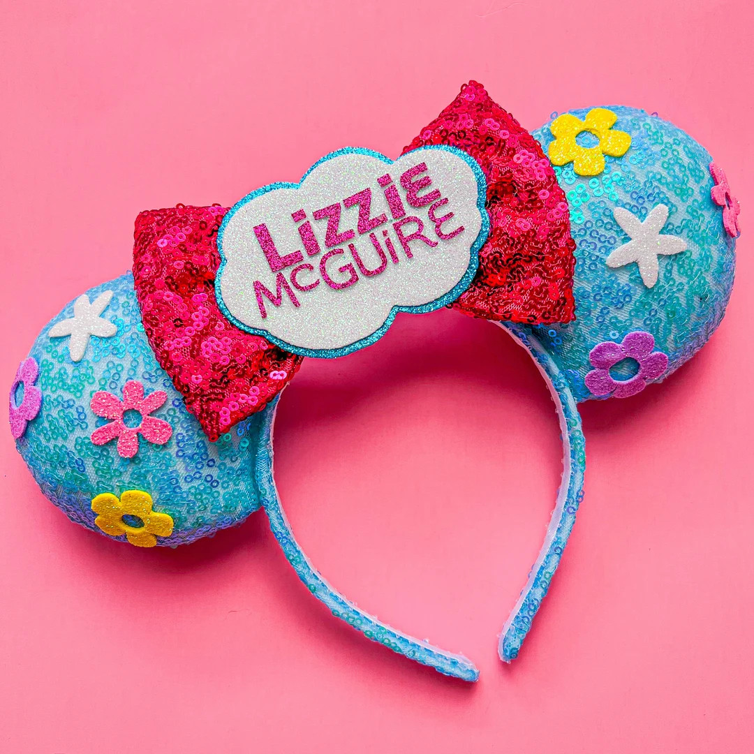 Lizzie Y2K Flower DISNEY Channel Inspired Mouse Ears - Etsy | Etsy (US)