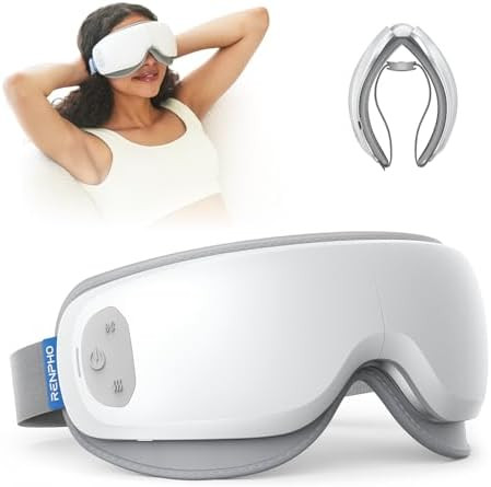 RENPHO Eyeris Zen Ultra-Quiet Eye Massager with Heat, Christmas Birthday Gifts for Women Men, Lig... | Amazon (US)