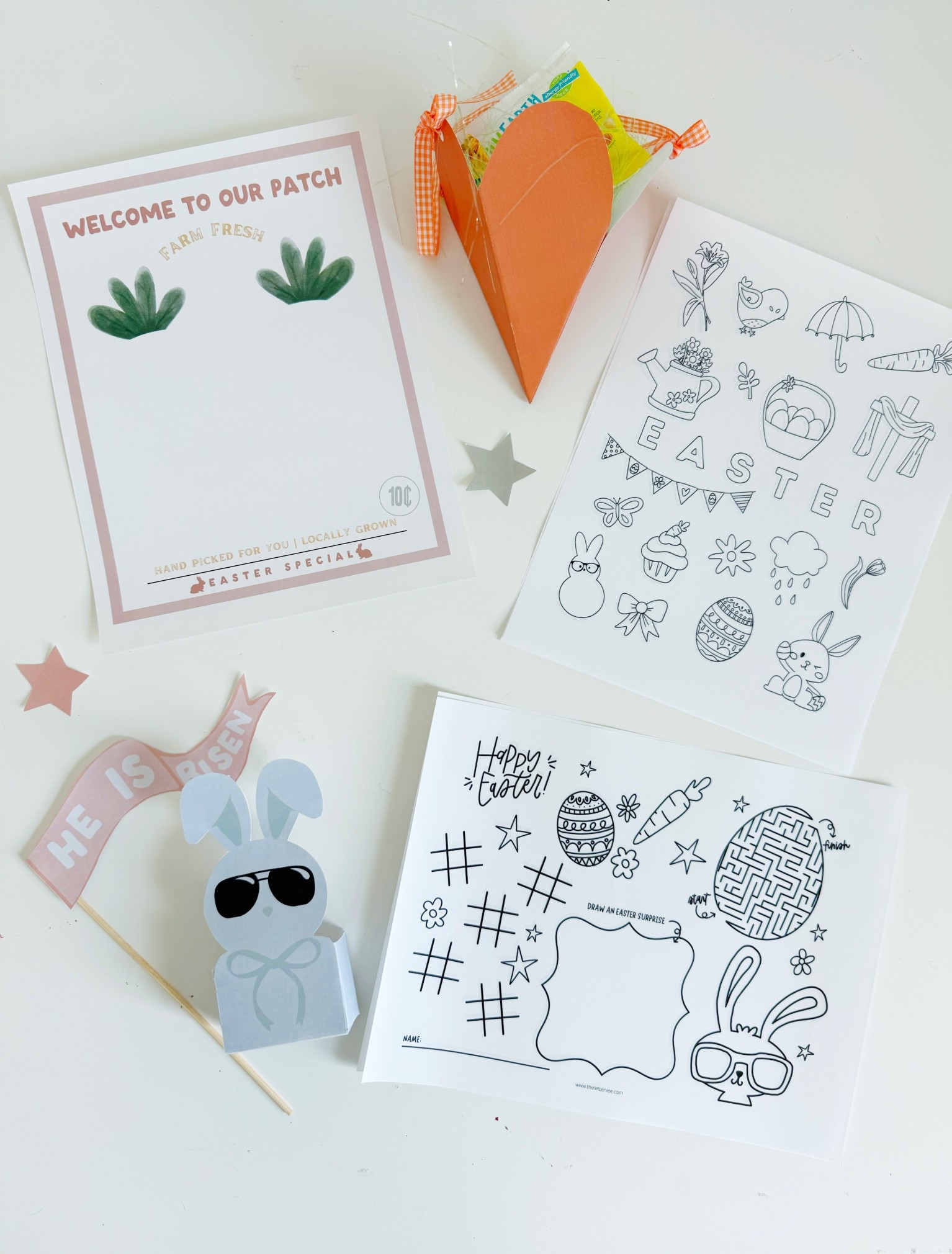 The cutest activities and favors to add to your Easter table 🤍

They’re easy to put together. Just print, cut, and glue and you’ve made things extra special for the kiddos 🐰 

Save for your Easter inspo, find more like this in my Bestsellers and Mom & Kids collections, follow me for more 🥕 

last minute Easter • last minute gifts • last minute gift inspo • Easter baskets • Easter table • Easter table decorations 

#LTKmomlife #LTKSeasonal #LTKKids
