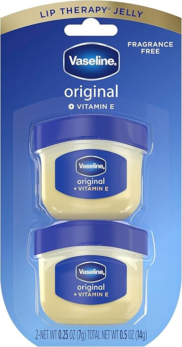 Vaseline Lip Therapy 2 Pack Original Mini For Dry, Chapped Lips Hydrating Lip Balm 0.5 oz | Amazon (US)
