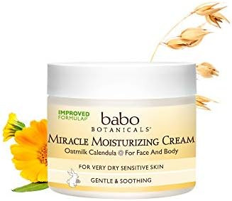 Babo Botanicals Miracle Baby Moisturizing Face & Body Cream with Colloidal Oatmeal and Organic Ca... | Amazon (US)
