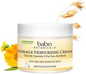 Babo Botanicals Miracle Baby Moisturizing Face & Body Cream with Colloidal Oatmeal and Organic Ca... | Amazon (US)