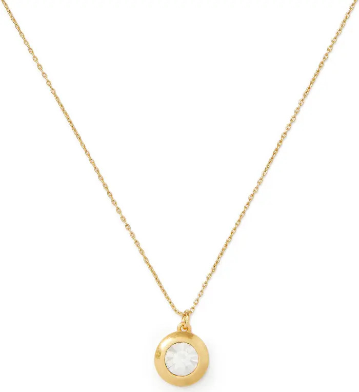 kate spade new york mini pendant necklace | Nordstrom | Nordstrom