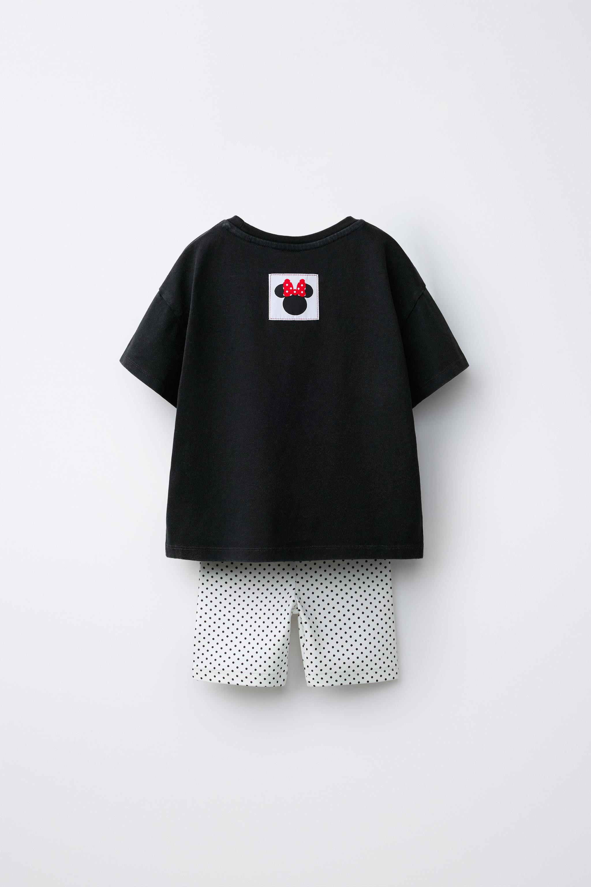MINNIE MOUSE \u00a9 DISNEY T-SHIRT AND CYCLING LEGGINGS SET | Zara US