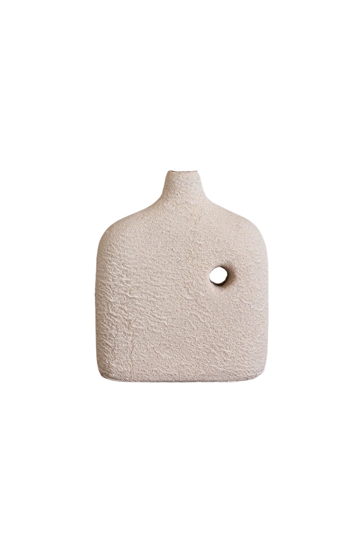 Milos Vase Cream | Luxe B Co