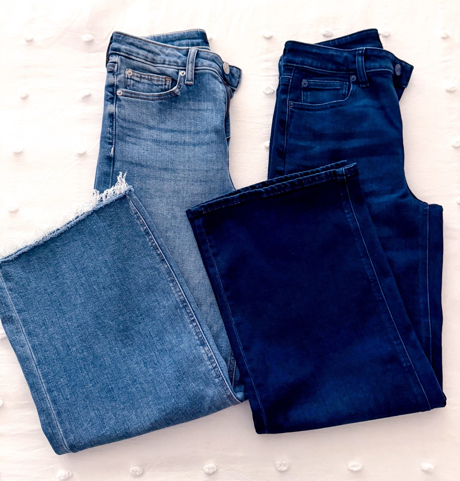 Quince has the perfect $50 jeans. They’re made from organic cotton, making them incredibly soft and comfortable. I got the wide-leg style, and they fit perfectly. So good, I had to get 2 pairs. 

#quince #jeans #falldenim 
wide leg jeans#LTKPetit

#LTKSeasonal #LTKOver40 #LTKSeasonal #LTKPetite #LTKootd