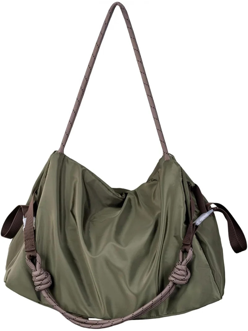 SPEKSEE Slouchy Shoulder Bag Large Lightweight Slouchy Hobo Tote with Rope Strap Casual Travel Du... | Walmart (US)